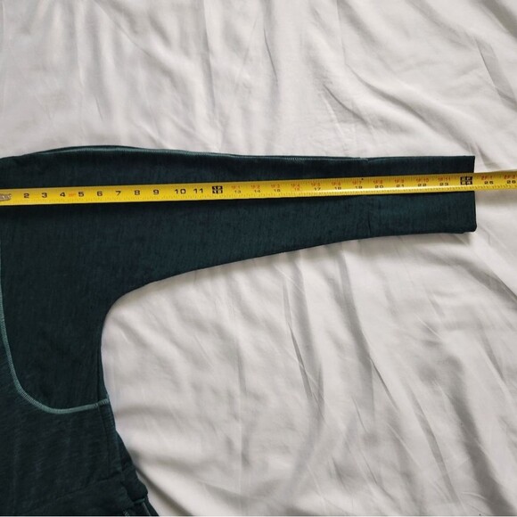 Athleta Give It Your All Small Dress Long Sleeve Drawstring Teal Pockets - Picture 10 of 13